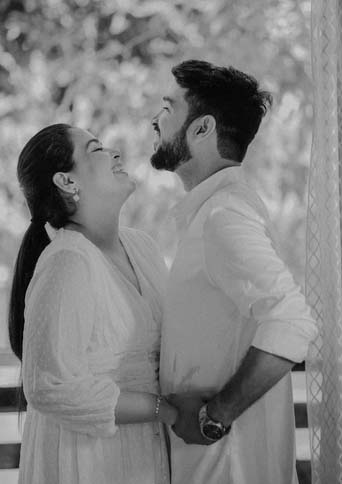 Black and White Laugh