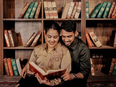Library Pre-Wedding